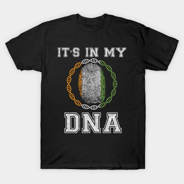 Ivory Coast  It's In My DNA - Gift for Ivorian From Ivory Coast T-Shirt by Country Flags